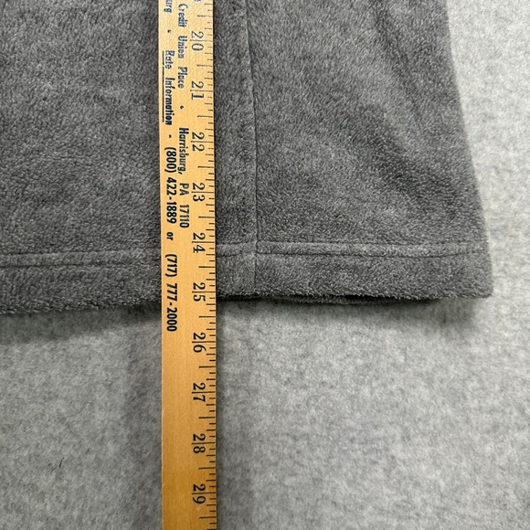 Columbia Fleece Vest Women's Size Large Gray Pink Zip Pockets - Picture 7 of 7